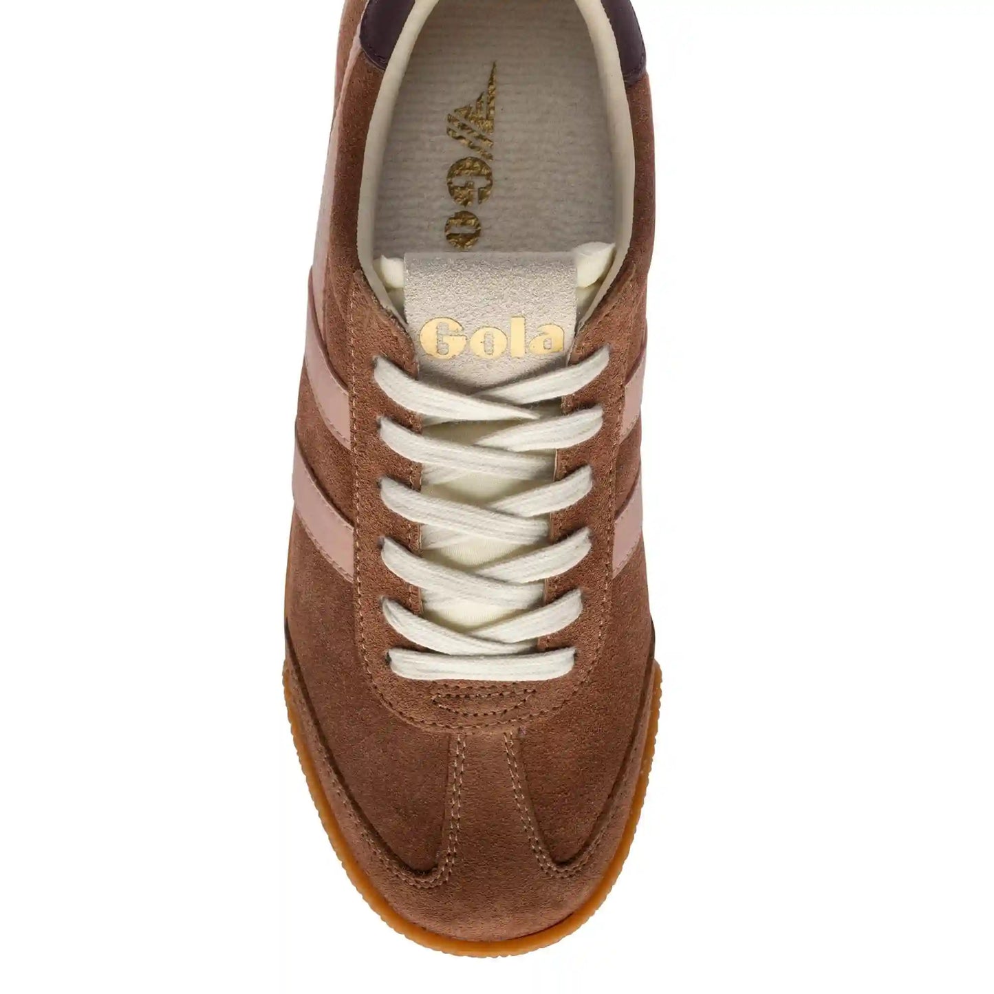 Gola Classics Women's Elan Sneakers - Umber/Pearl Pink/Cocoa