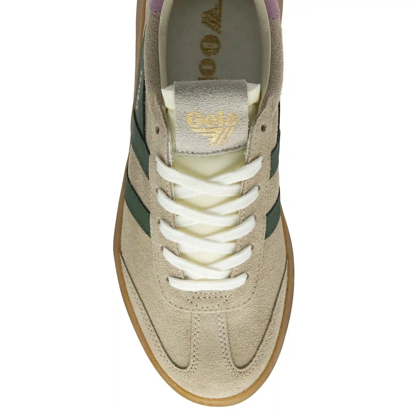 Gola Classics Women's Athena Sneakers - Bone/Evergreen/Candy/Gum