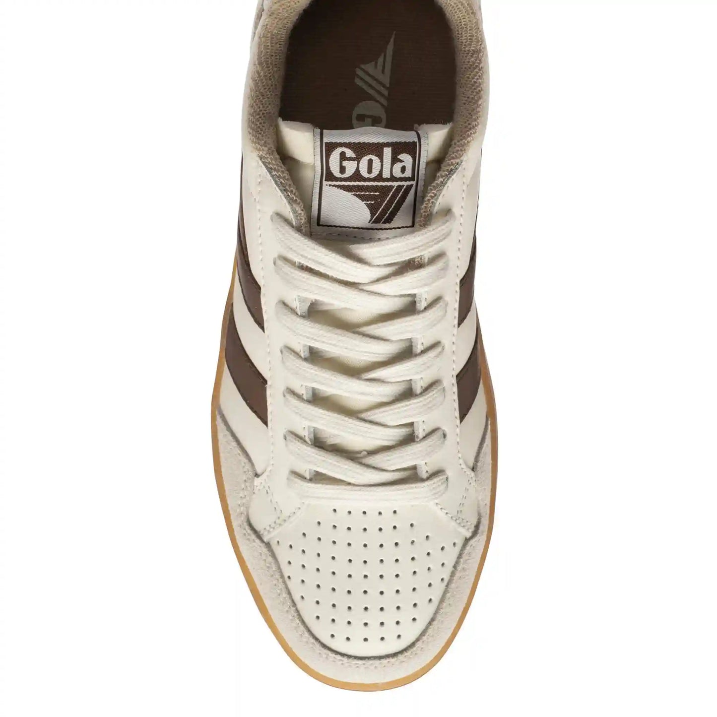 Gola Classics Women's Eagle '86 Sneakers - Off White/Dark Brown/Bone/Gum
