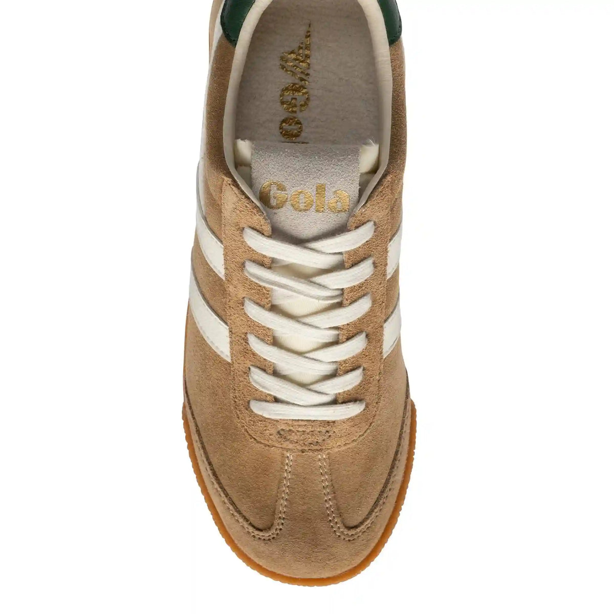 Gola Classics Women's Elan Sneakers - Brown Sugar/Off White/Evergreen