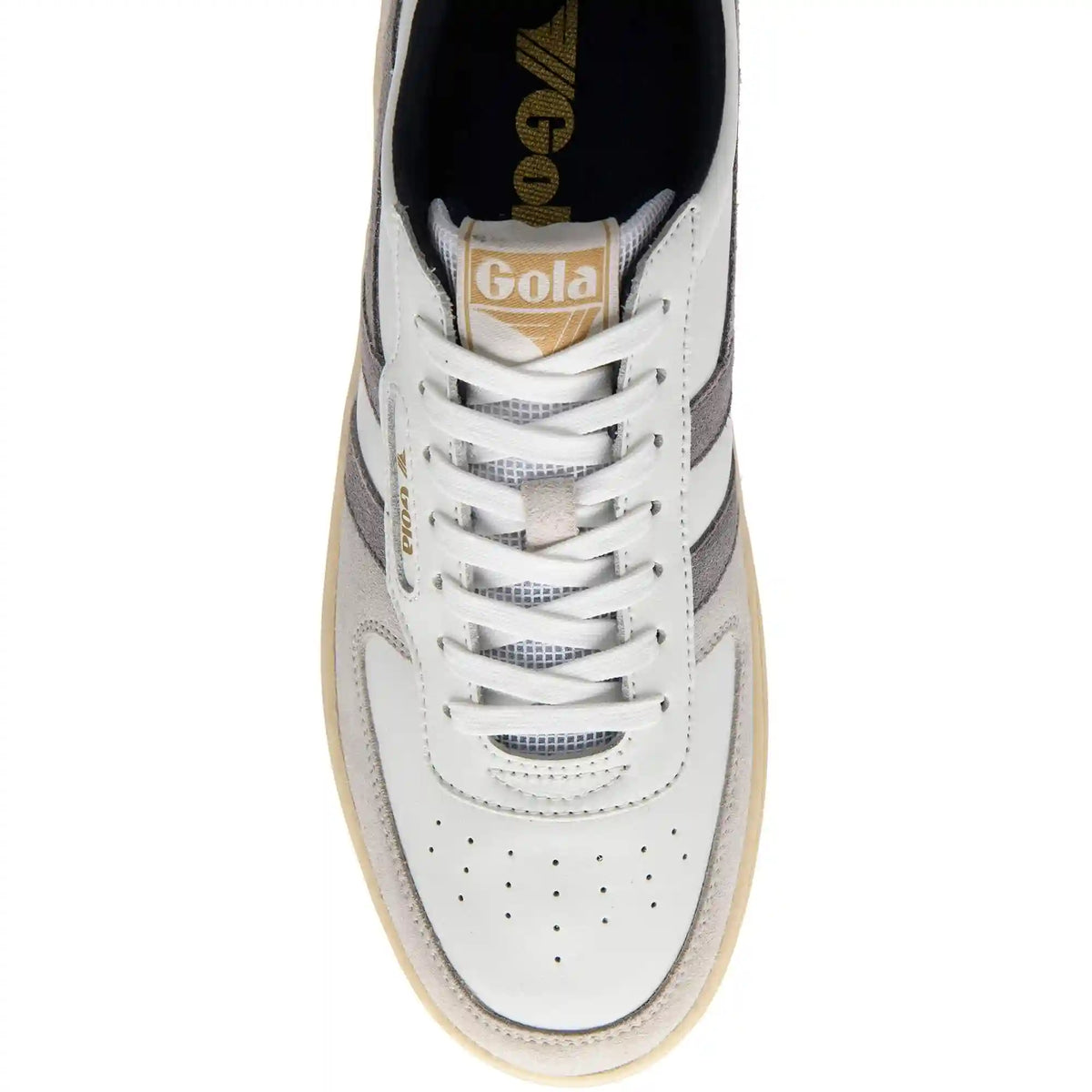 Gola Classics Men's Hawk Sneakers - White/Cement/Navy