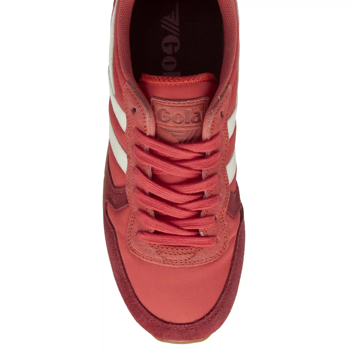 Gola Classics Women's Daytona Chute Sneakers - Coral/Deep Red/Off White