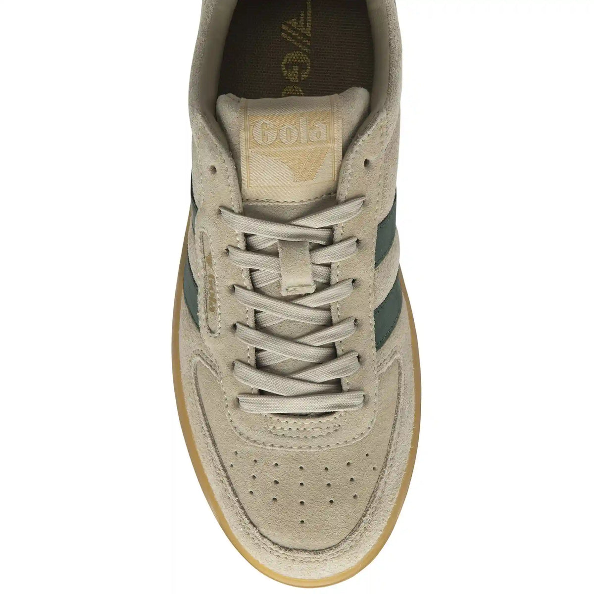 Gola Classics Women's Hawk Suede '86 Sneakers - Bone/Evergreen/Gum