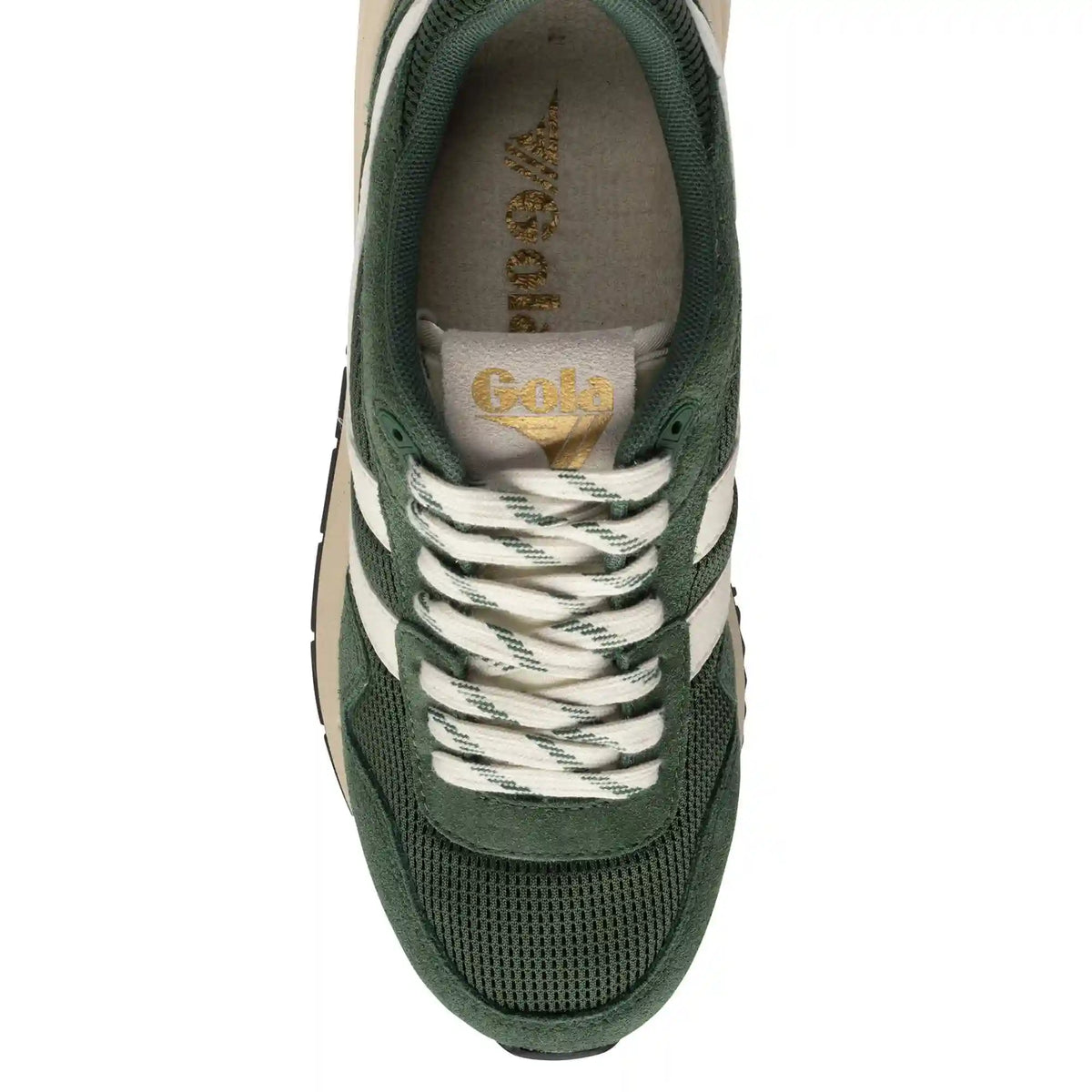 Gola Classics Women's Delta Sneakers - Evergreen/Off White