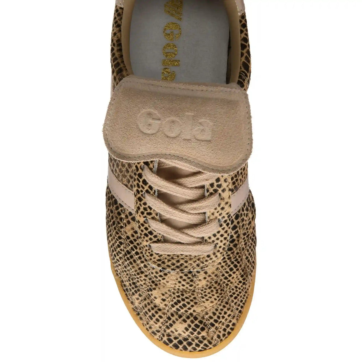 Gola Classics Women's Stadium '86 Sahara Sneakers - Snake/Gold