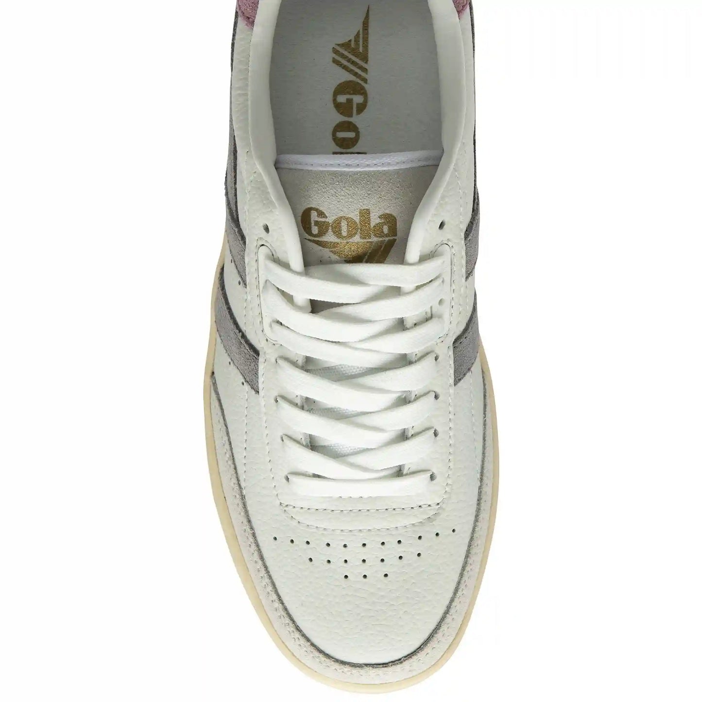 Gola Classics Women's Falcon Sneakers - White/Cement/Candy