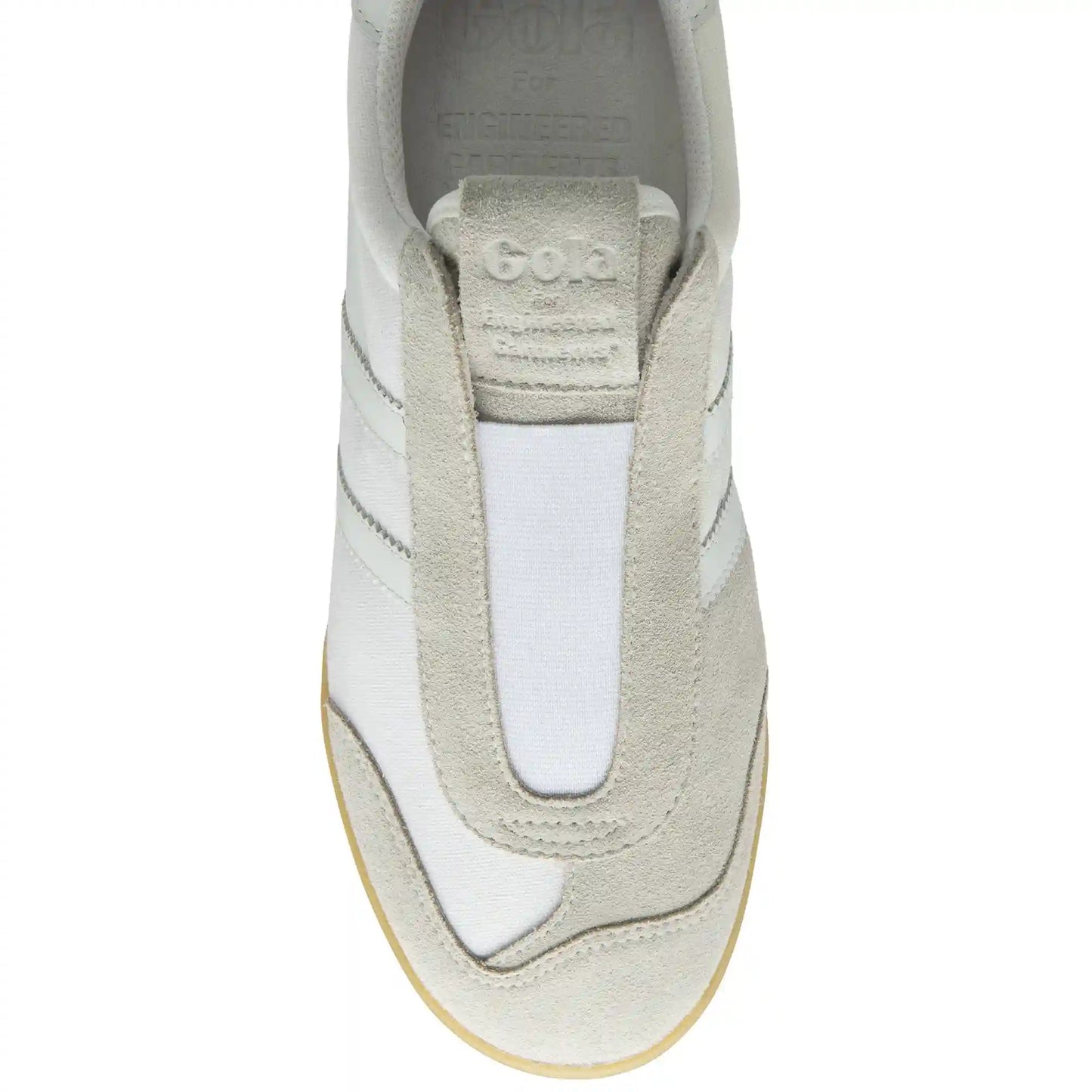 Gola Classics Men's Match Engineered Garment Sneakers - White/White/Gum