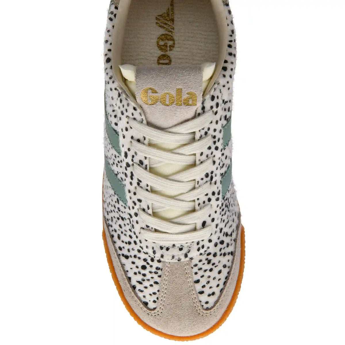 Gola Classics Women's Elan Savanna Sneakers - Cheetah/Feather Grey/Green Mist