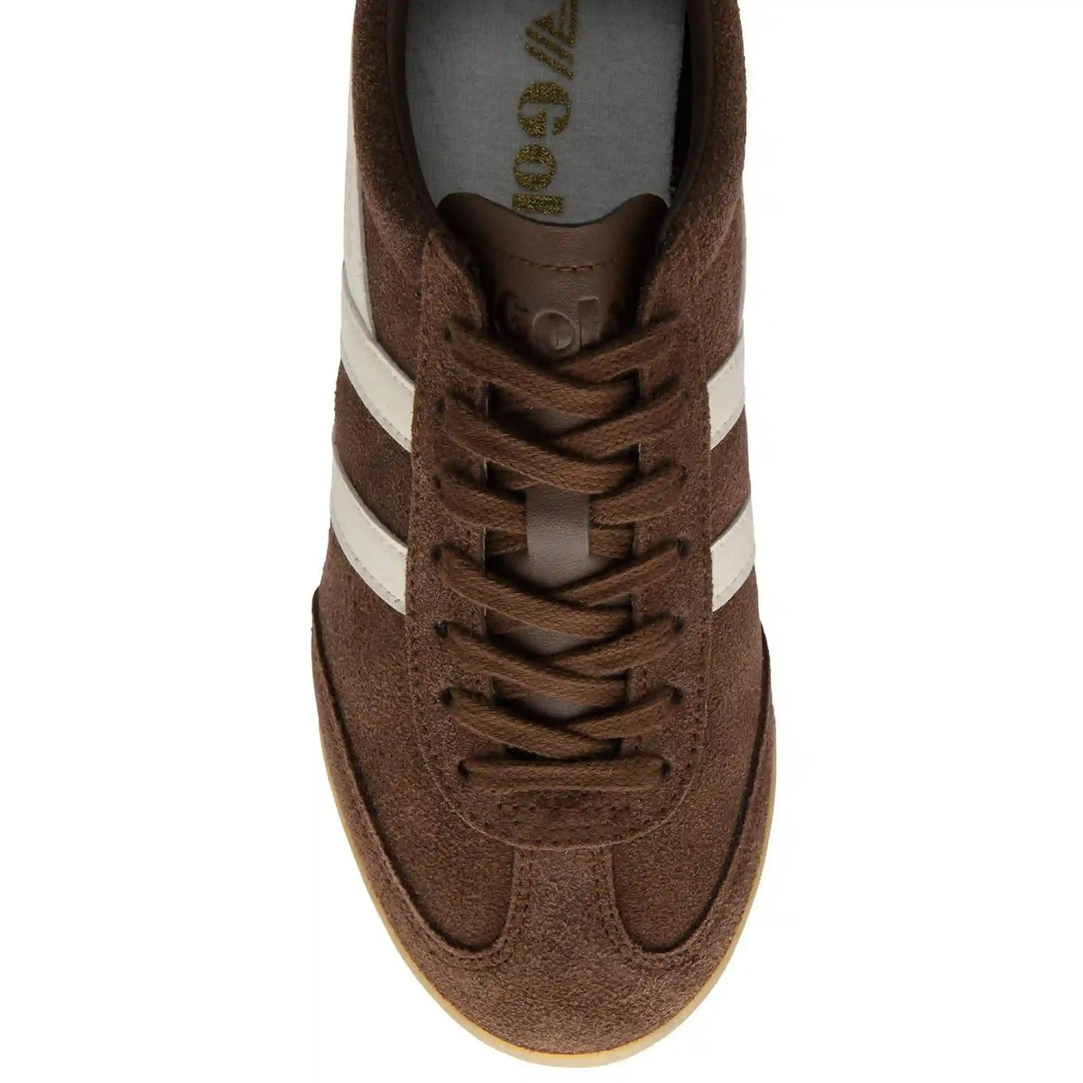 Gola Classics Women's Apollo Sneakers - Dark Brown/Off White/Dusty Rose/Gum
