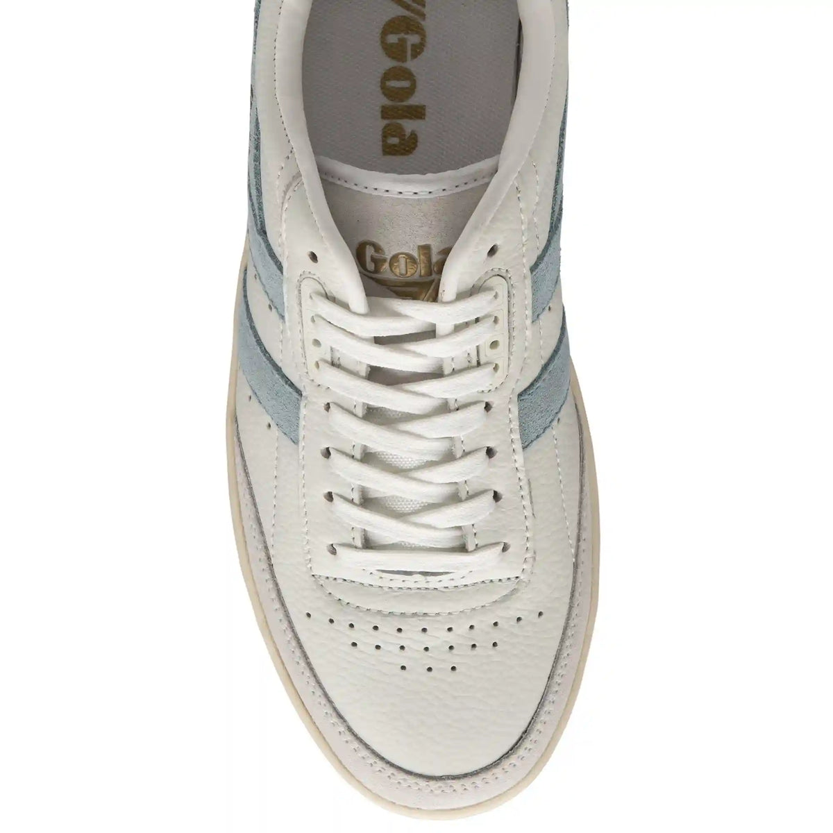 Gola Classics Women's Falcon Sneakers - White/Powder Blue/Lily