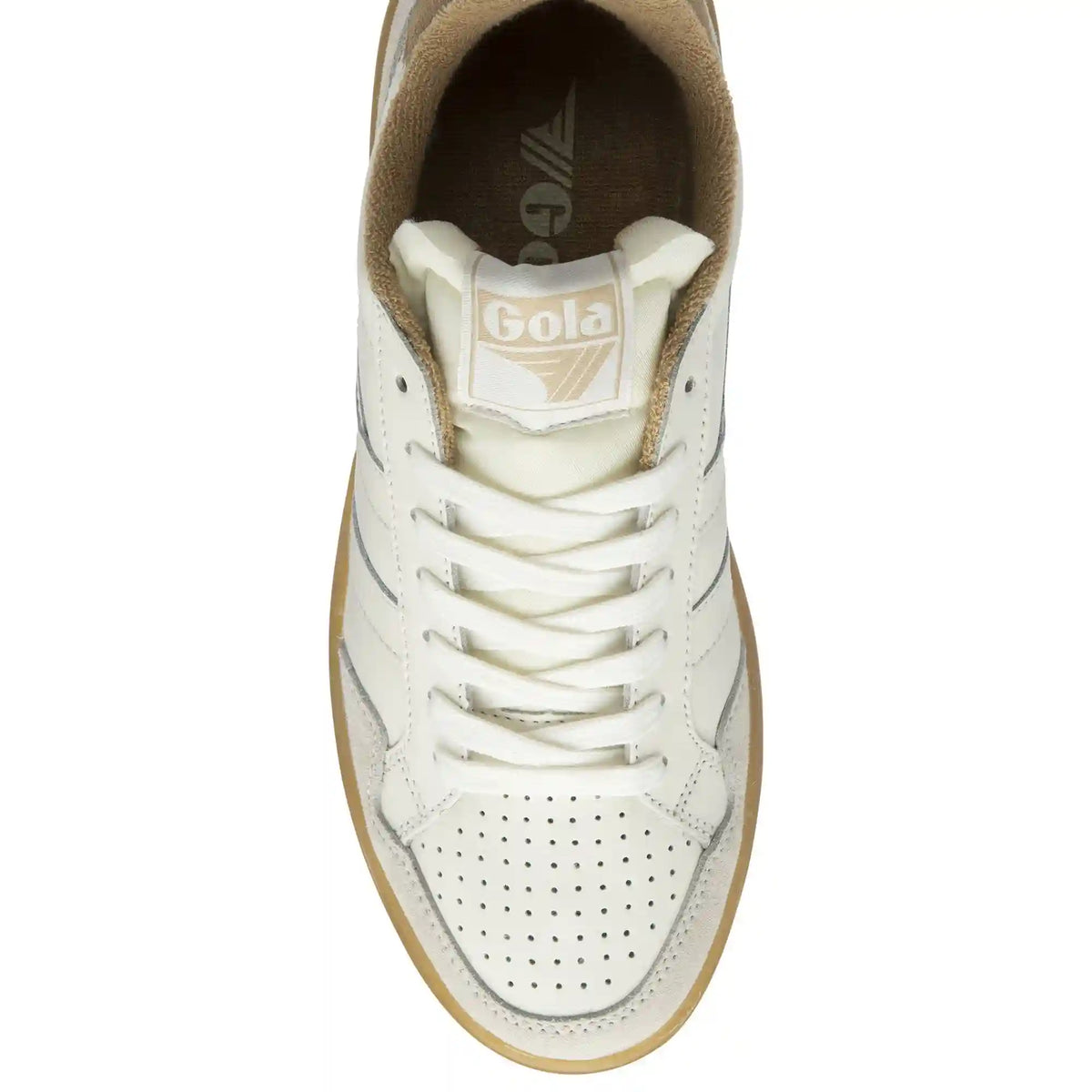 Gola Classics Women's Eagle '86 Sneakers - Off White/Light Caramel/Gum
