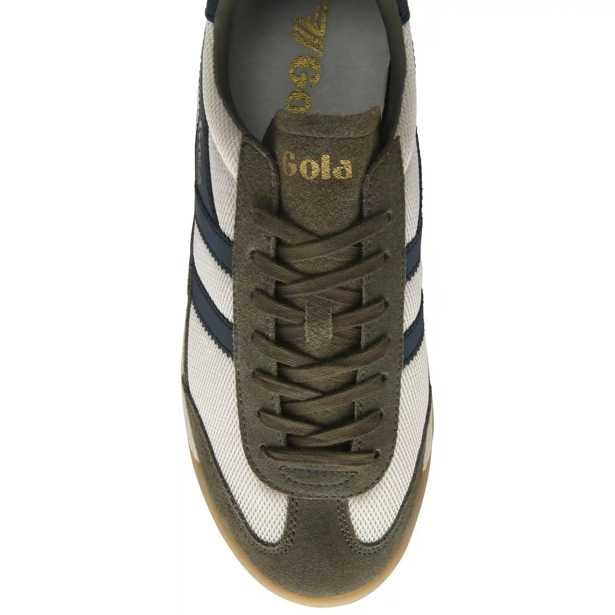 Gola Classics Men's Tornado '88 Mesh Sneakers - Off White/Khaki/Navy