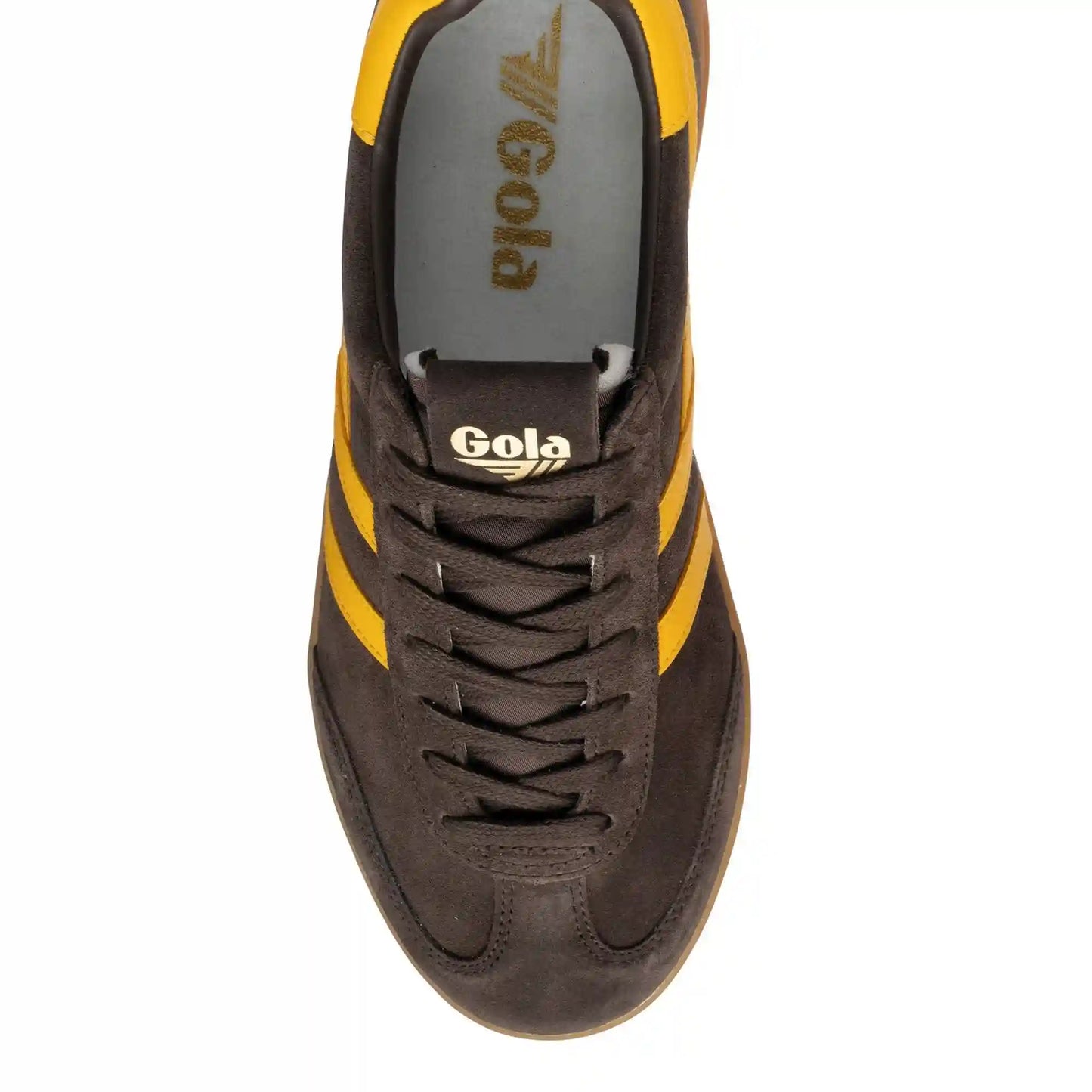 Gola Classics Men's Cyclone Sneakers - Mocha/Sun/Mocha/Gum