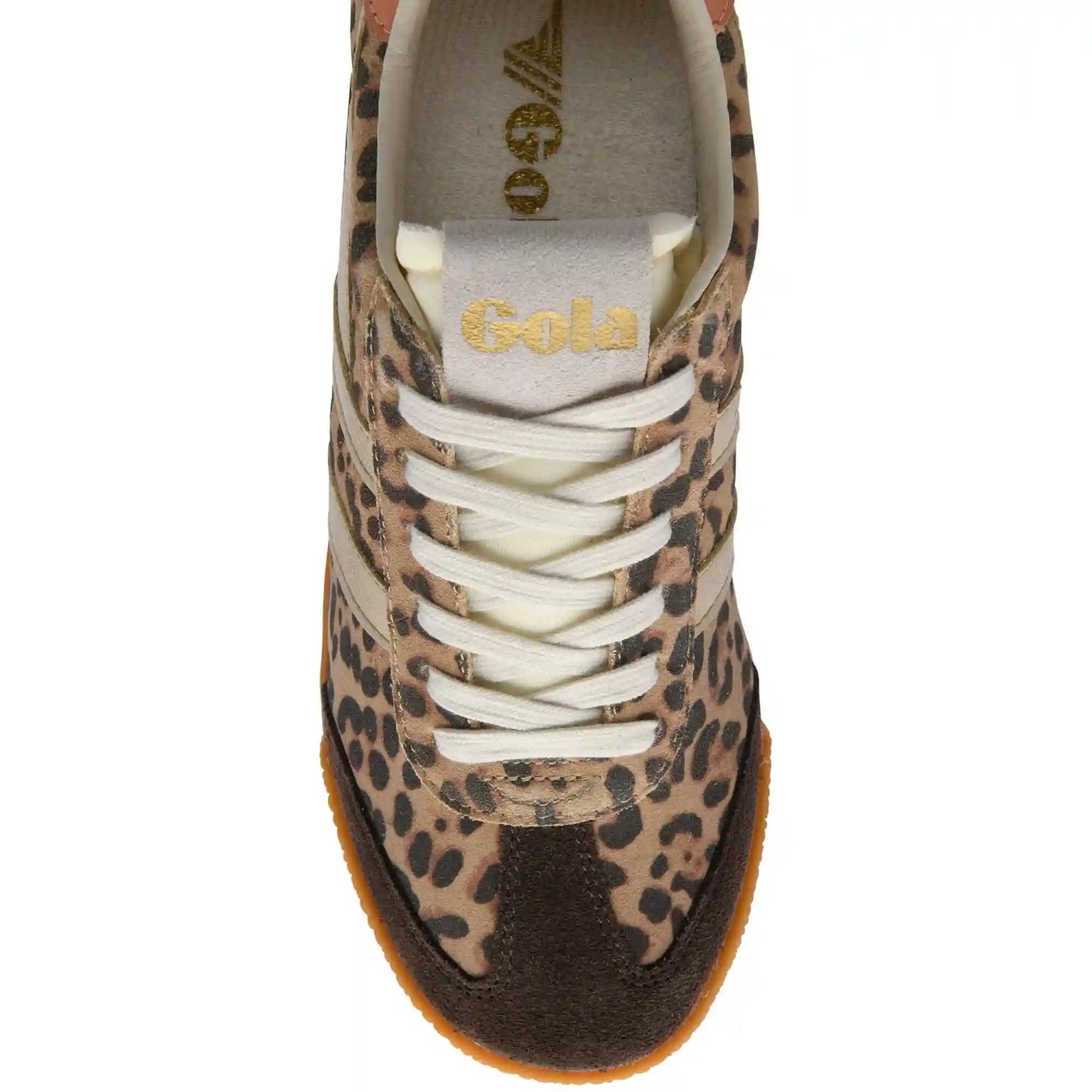 Gola Classics Women's Elan Safari Sneakers - Leopard/Mocha/Gold/Terracotta