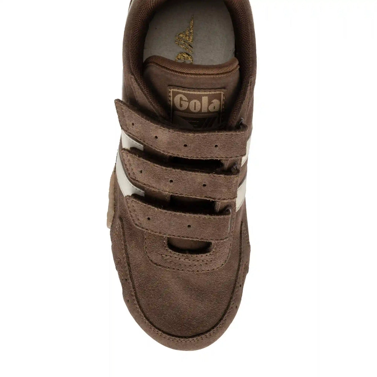 Gola Classics Women's Connect Suede Strap Sneakers - Otter/Off White/Gum