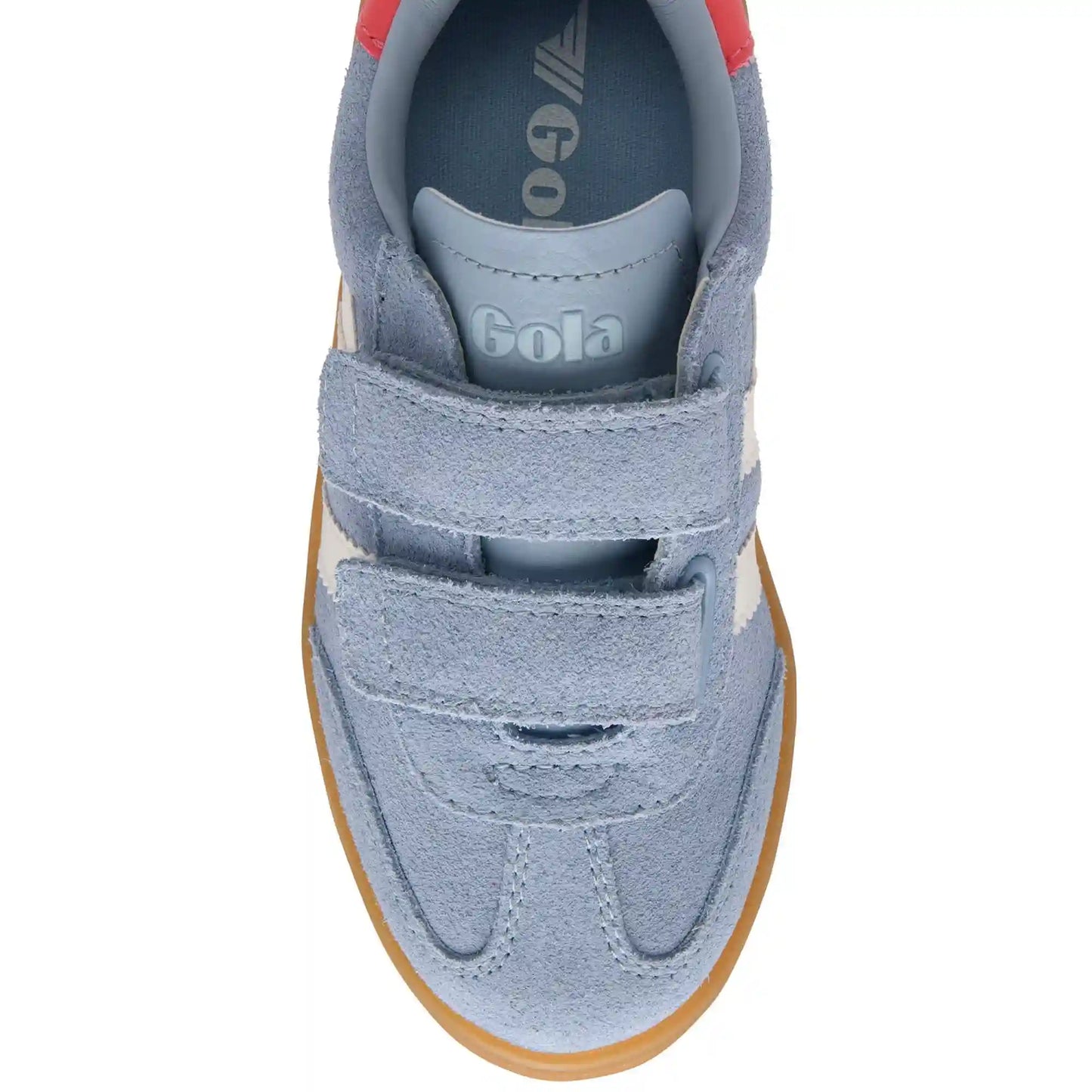 Gola Classics Kids' Viper Strap Sneakers - Air/White/Coral/Gum