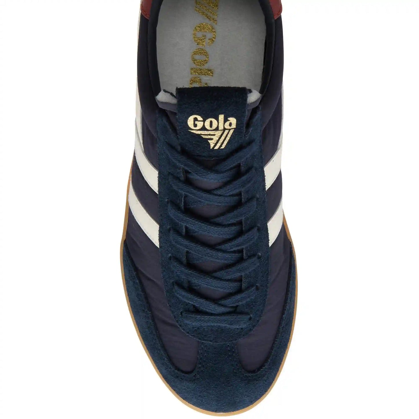 Gola Classics Men's Cyclone Nylon Sneakers - Navy/Off White/Red Ochre/Gum