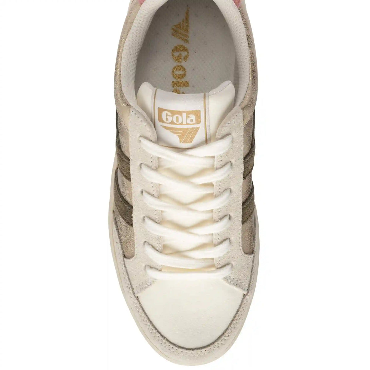 Gola Classics Women's Superslam Blaze Sneakers - Gold/Khaki/Coral Pink