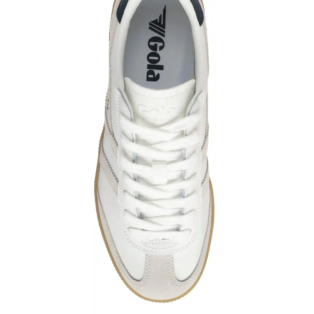 Gola Classics Men's Viper Leather Sneakers - White/White/Navy/Gum