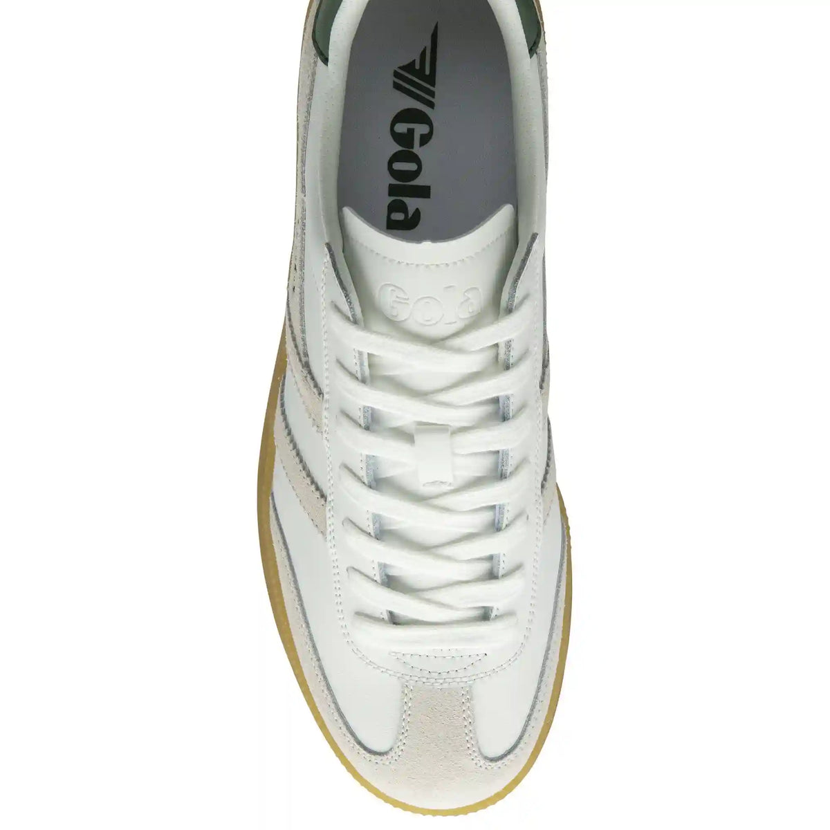 Gola Classics Men's Viper Leather Sneakers - White/White/Evergreen/Gum