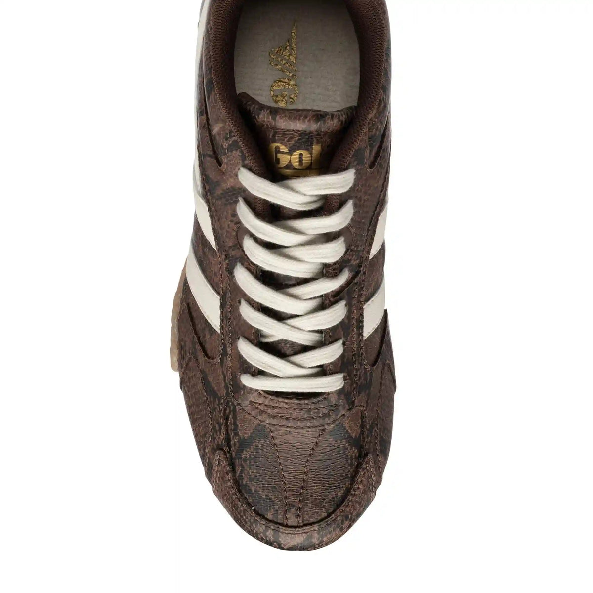 Gola Classics Women's Corva Snake Sneakers - Root/Off White/Gum