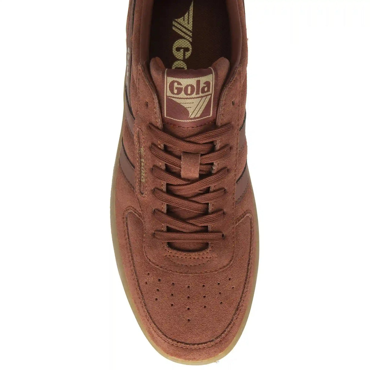 Gola Classics Men's Hawk Suede '86 Sneakers - Rust/Gum
