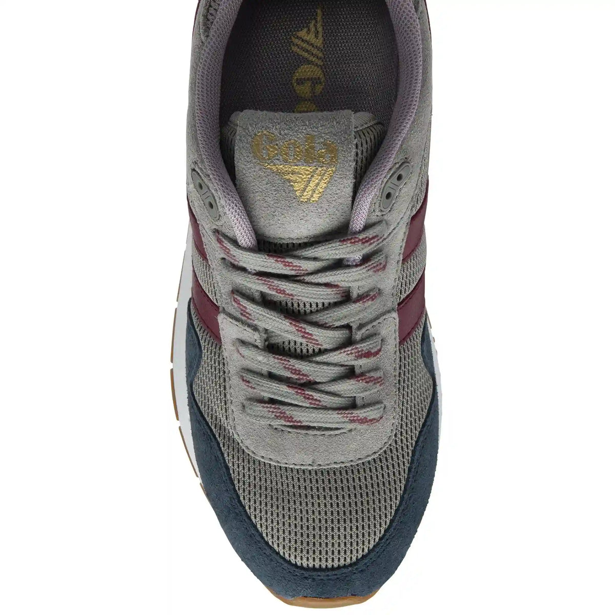 Gola Classics Women's Delta Sneakers - Cement/Navy/Cerise
