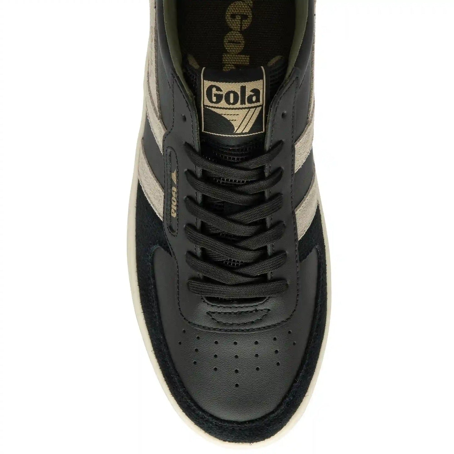 Gola Classics Men's Hawk Sneakers - Black/Feather Grey/Otter