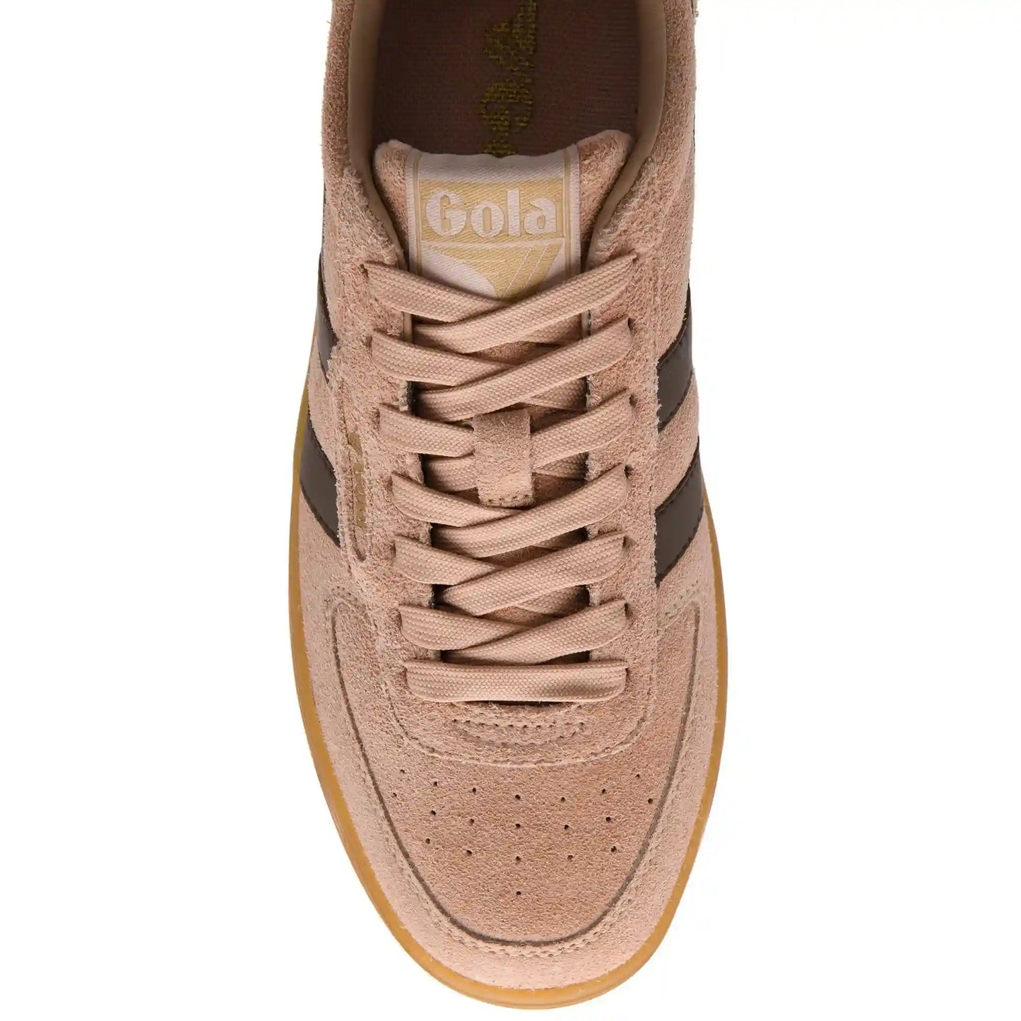 Gola Classics Women's Hawk Suede '86 Sneakers - Cameo/Dark Brown/Gum