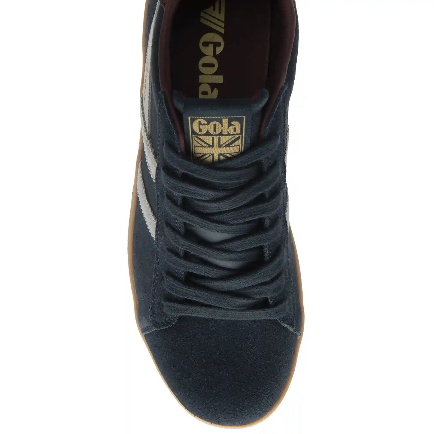 Gola Classics Men's Equipe II Suede Sneakers - Navy/Cement/Burgundy
