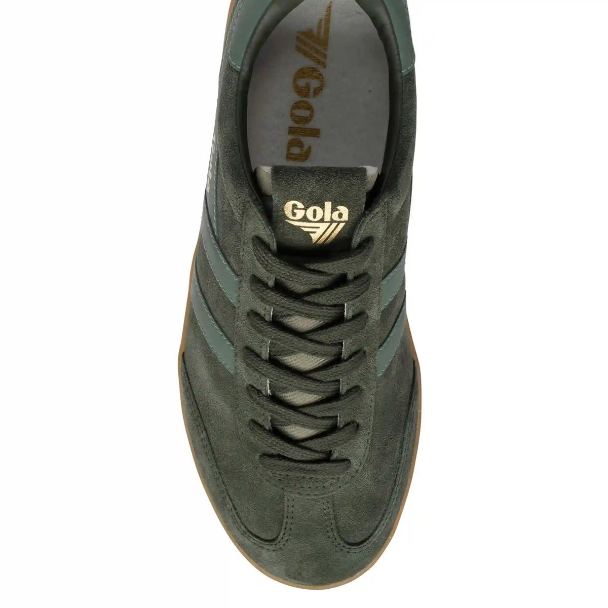 Gola Classics Men's Cyclone Sneakers - Dark Khaki/Sage/Dark Khaki/Gum