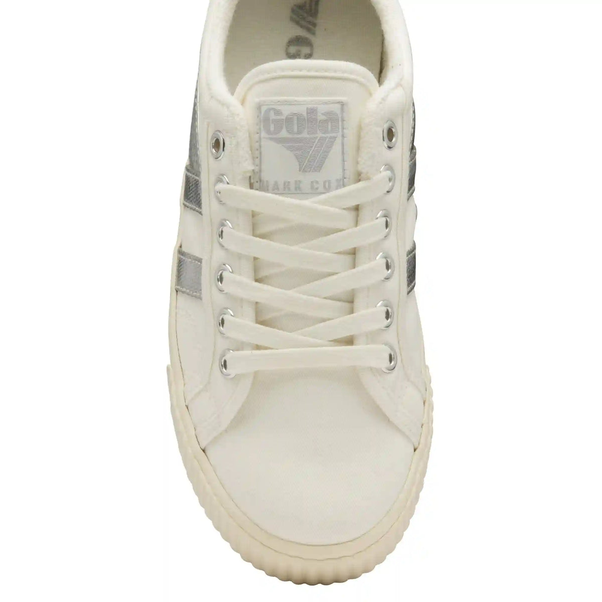 Gola Classics Women's Tennis Mark Cox Sneakers - Off White/Silver