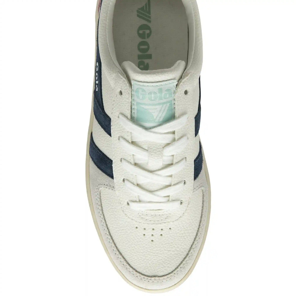 Gola Classics Women's Grandslam Trident Sneakers - White/Navy/Surf