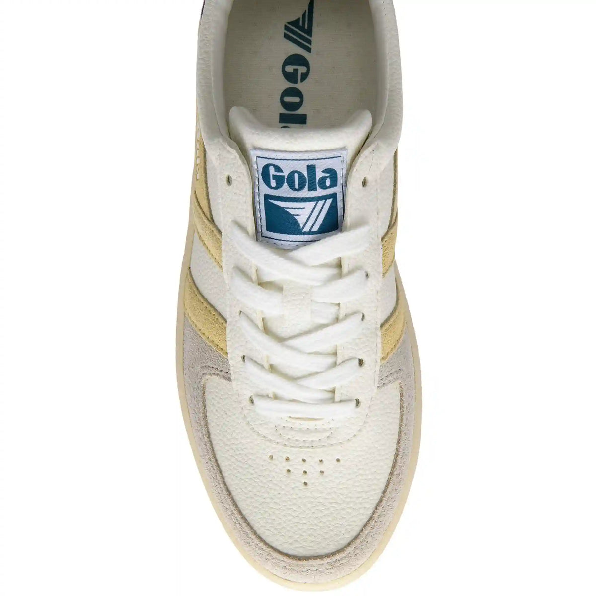 Gola Classics Women's Grandslam Trident Sneakers - White/Buttermilk/Peacock