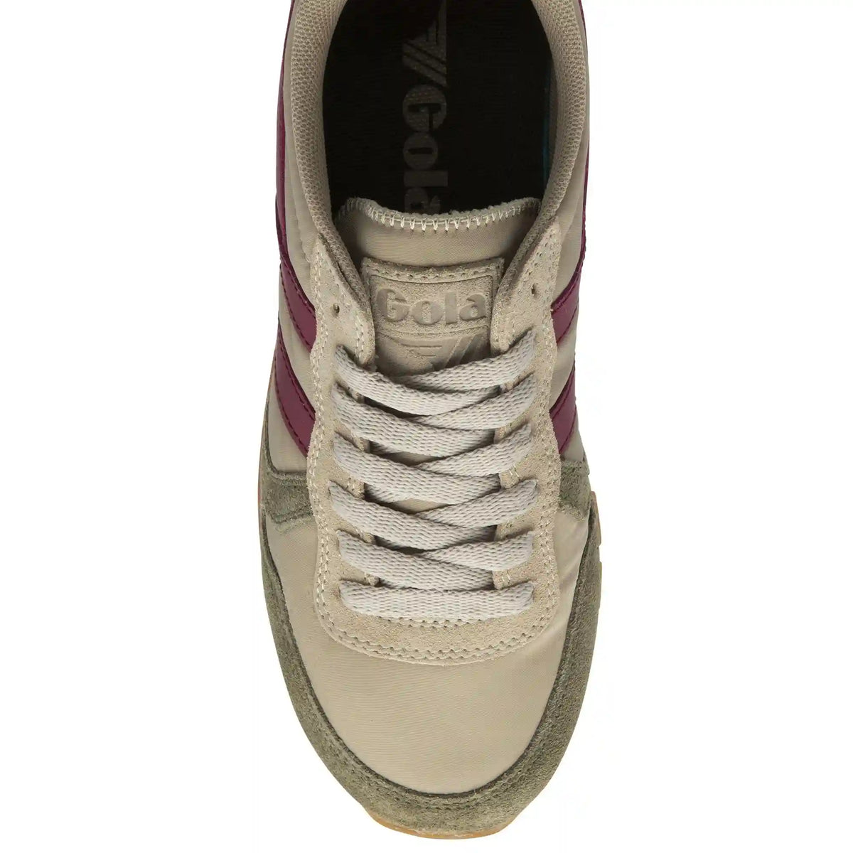 Gola Classics Women's Daytona Chute Sneakers - Bone/Khaki/Cerise