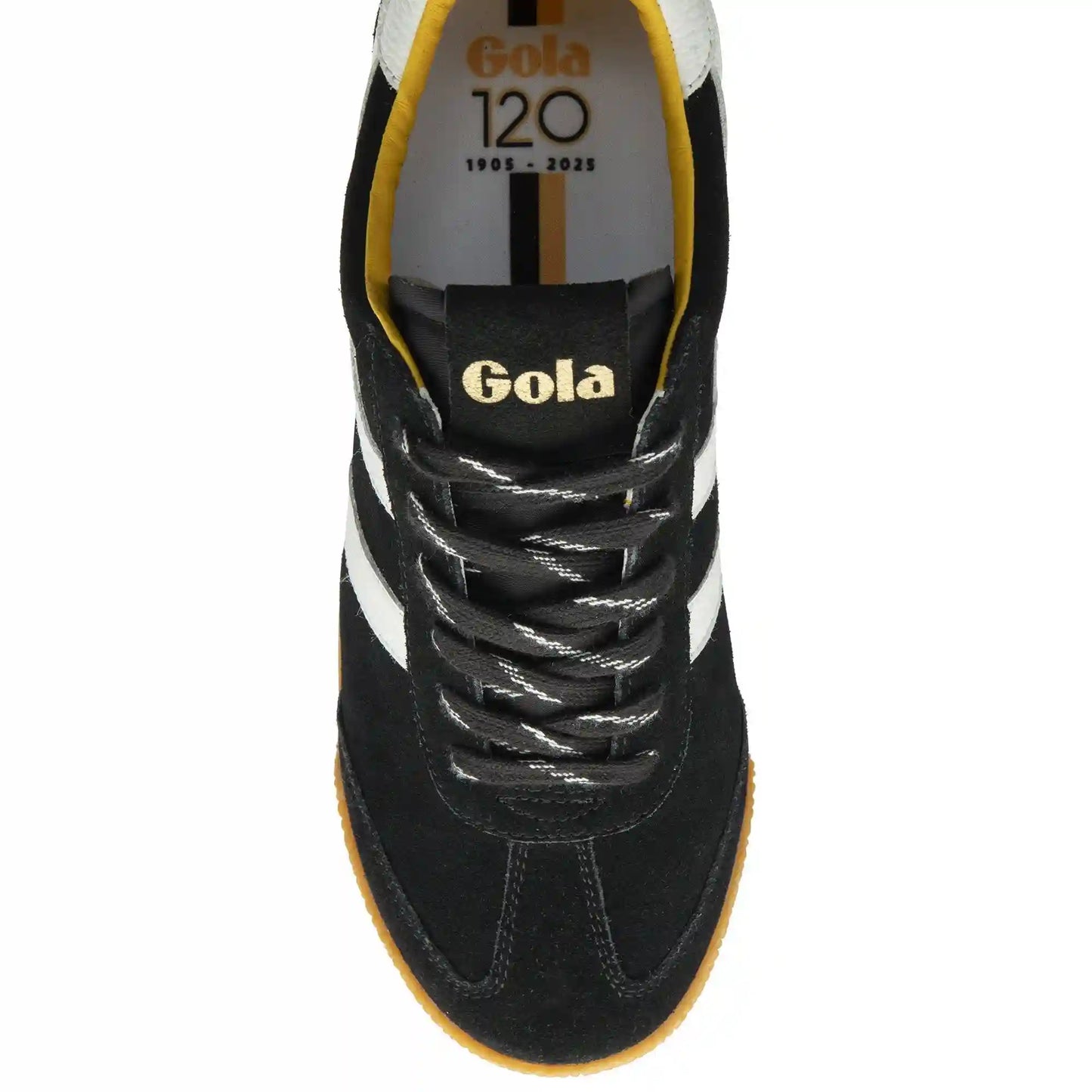 Gola Classics Men's Elan 120 Suede Sneakers - Black/White