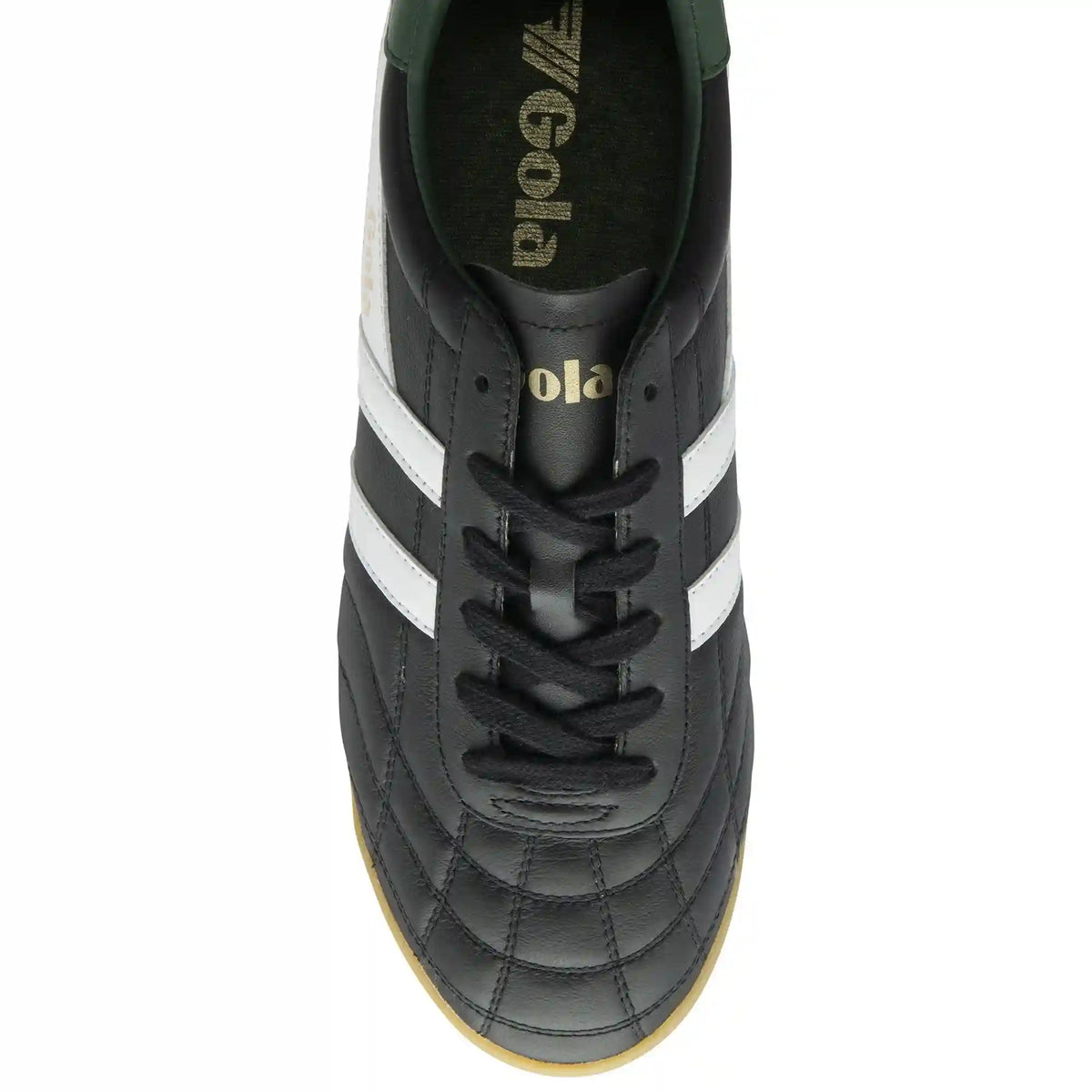 Gola Classics Men's Stadium Sneakers - Black/White/Evergreen