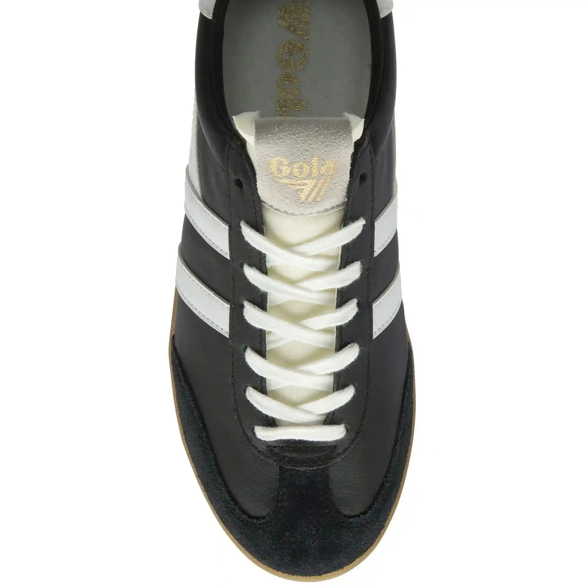 Gola Classics Men's Cyclone Leather Sneakers - Black/White/Gum