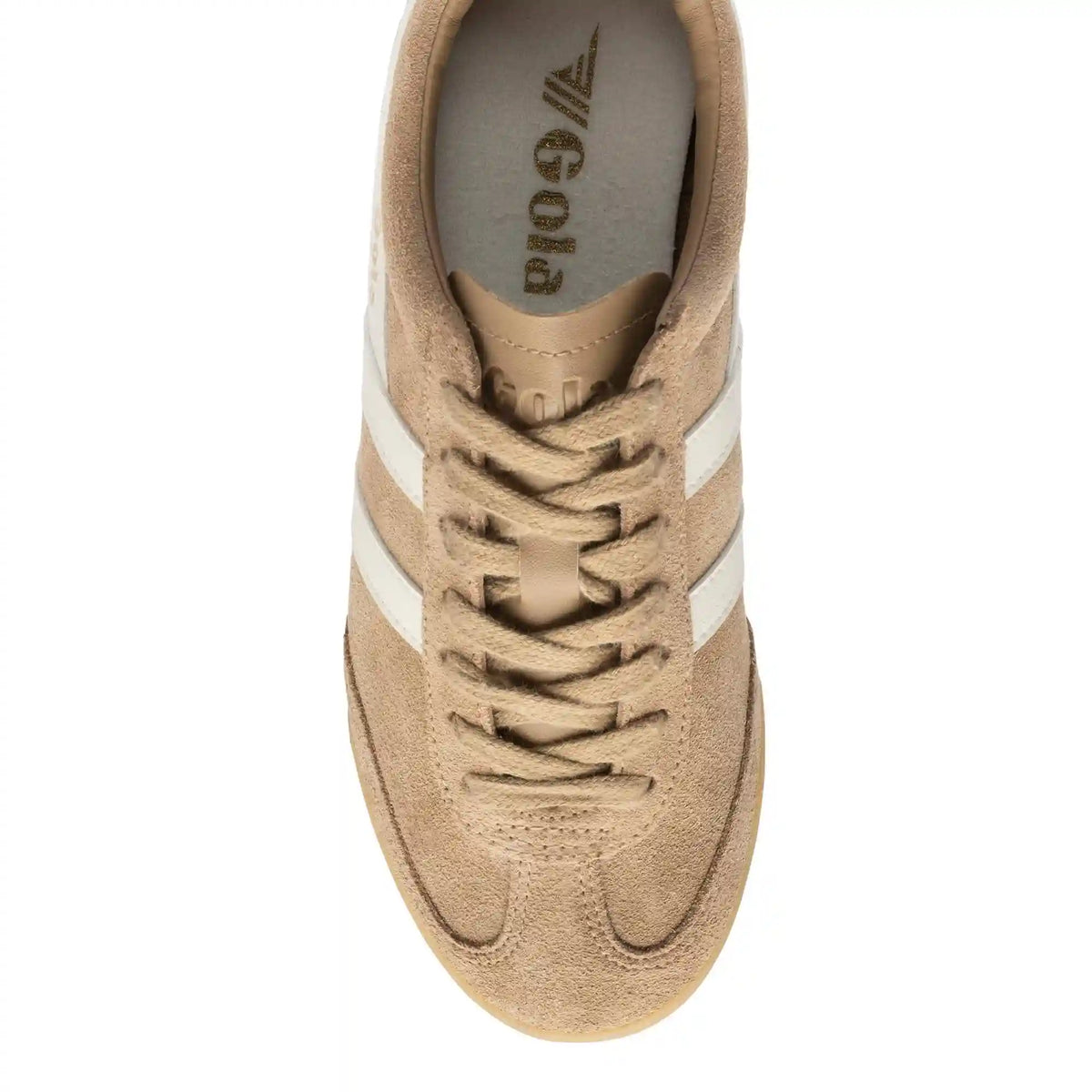 Gola Classics Women's Apollo Sneakers - Light Caramel/Dark Brown/Off White/Gum
