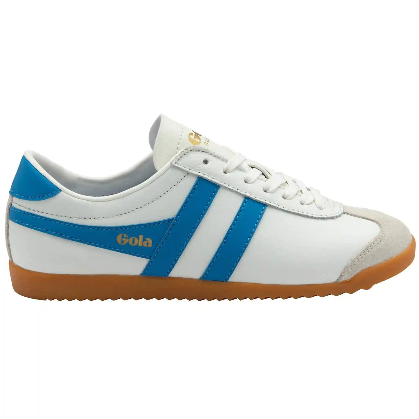 Gola Classics Women's Bullet Leather Sneakers - White/Pacific/Gum