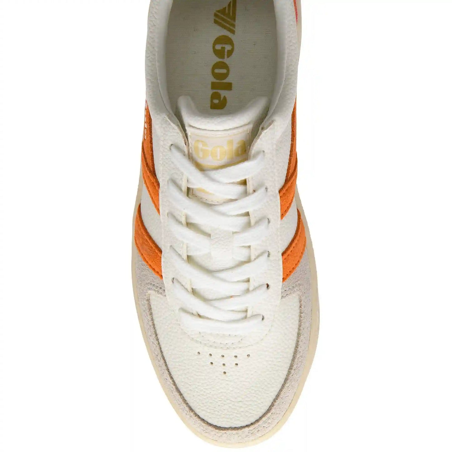Gola Classics Women's Grandslam Trident Sneakers - White/Apricot/Buttermilk