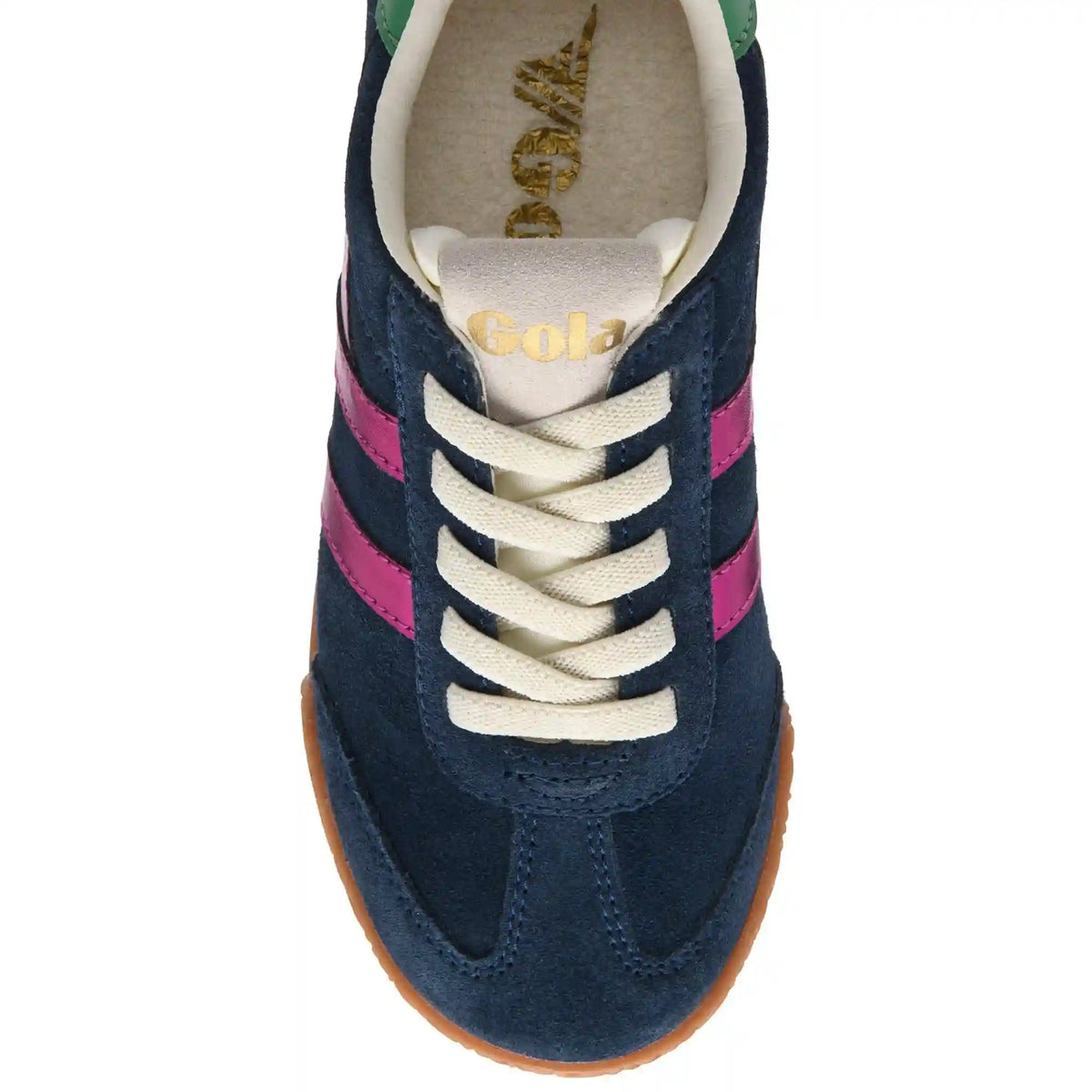 Gola Classics Kids' Elan Glitz Sneakers - Navy/Fuchsia/Emerald