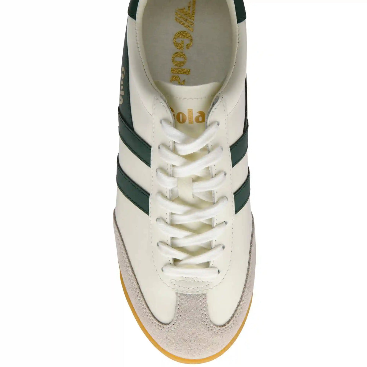Gola Classics Men's Torpedo Leather Sneakers - Off White/Evergreen