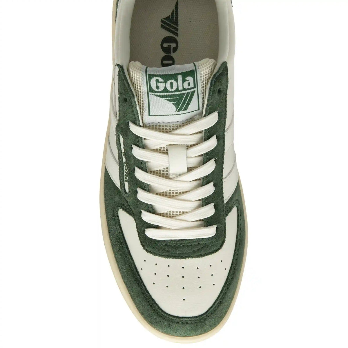 Gola Classics Women's Hawk '89 Sneakers - Off White/Evergreen/Off White