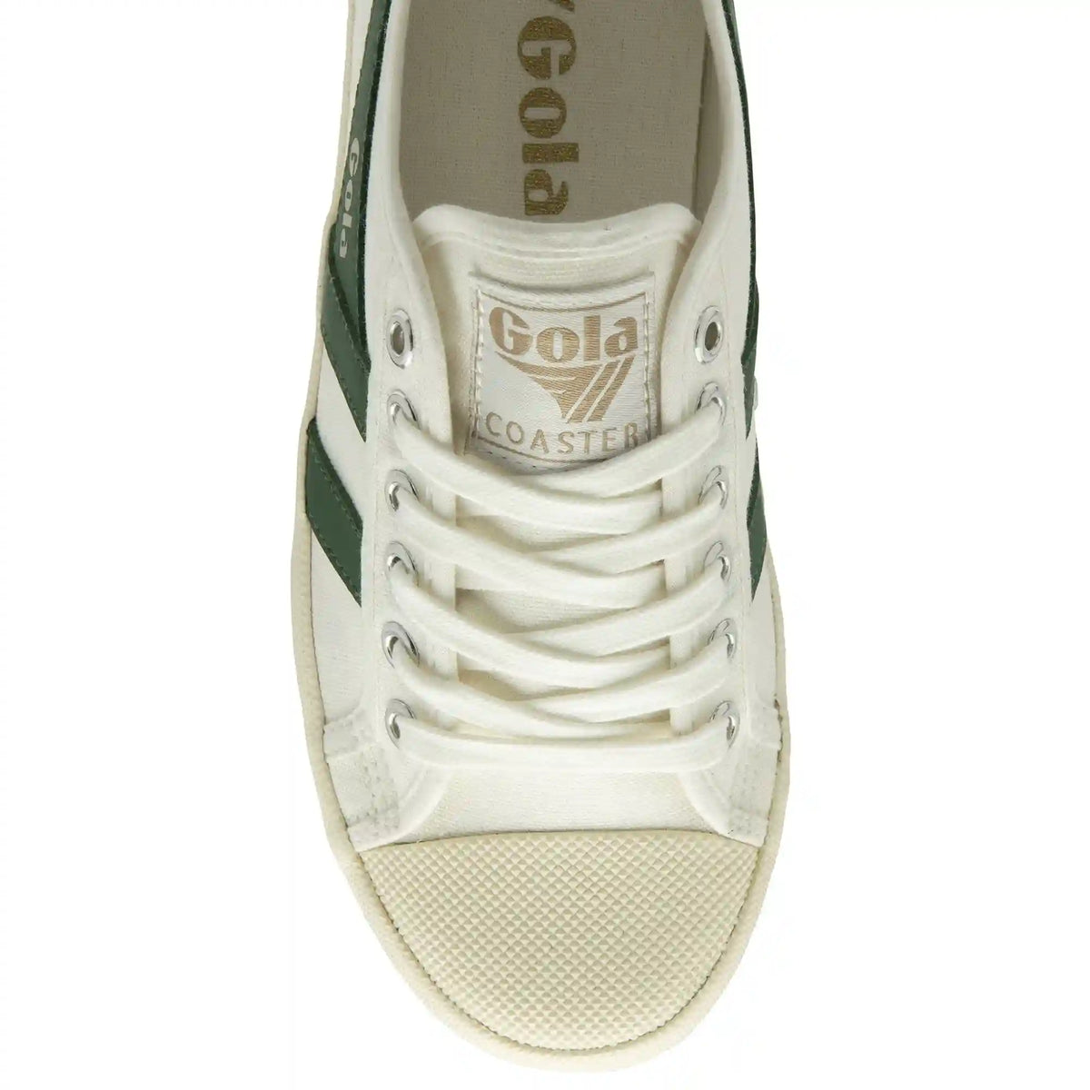 Vegan Gola Classics Women's Coaster - Off White/Green