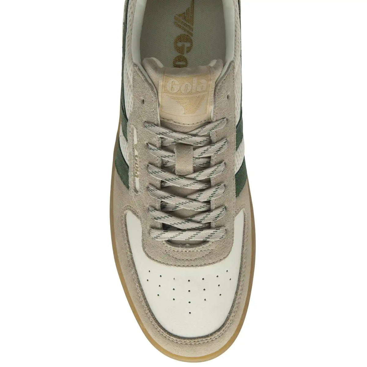 Gola Classics Men's Hawk '83 Sneakers - Off White/Bone/Evergreen/Gum