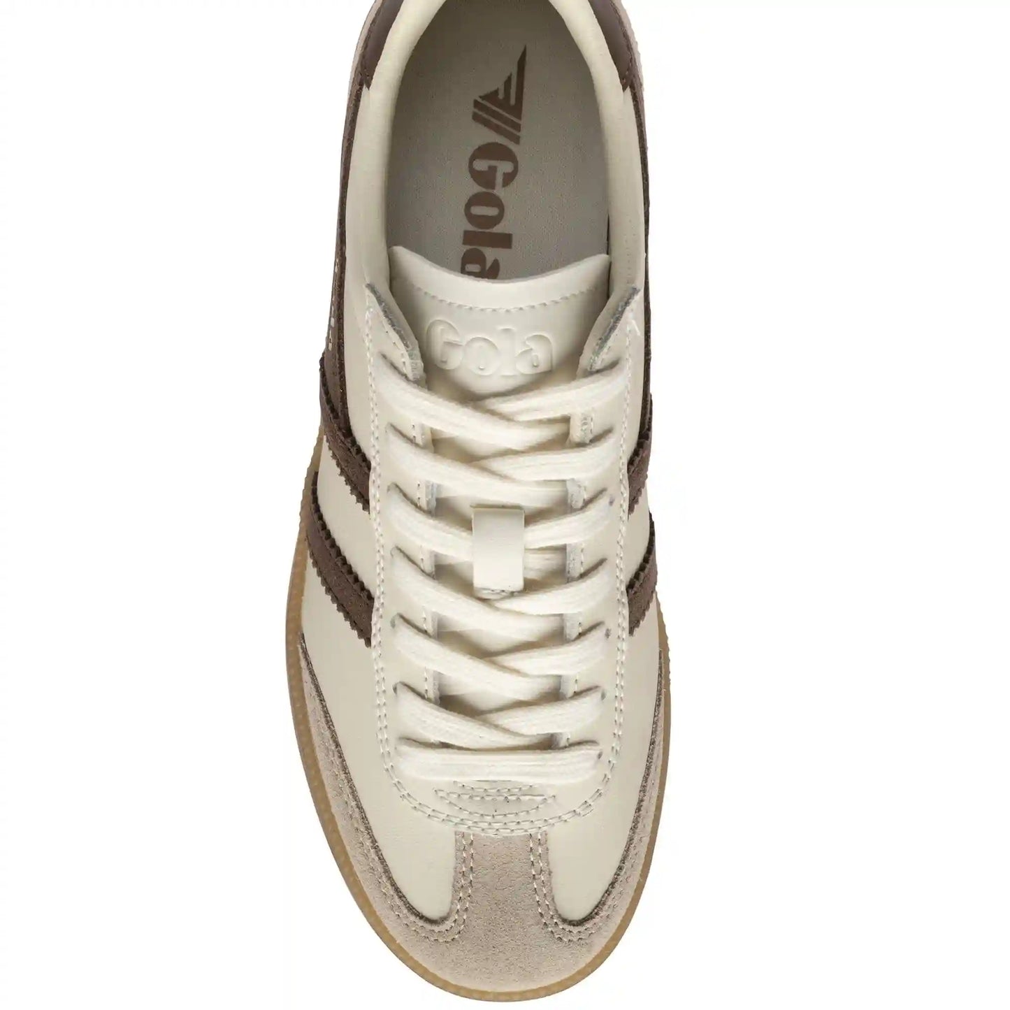 Gola Classics Women's Viper Leather Sneakers - Off White/Bone/Otter/Gum