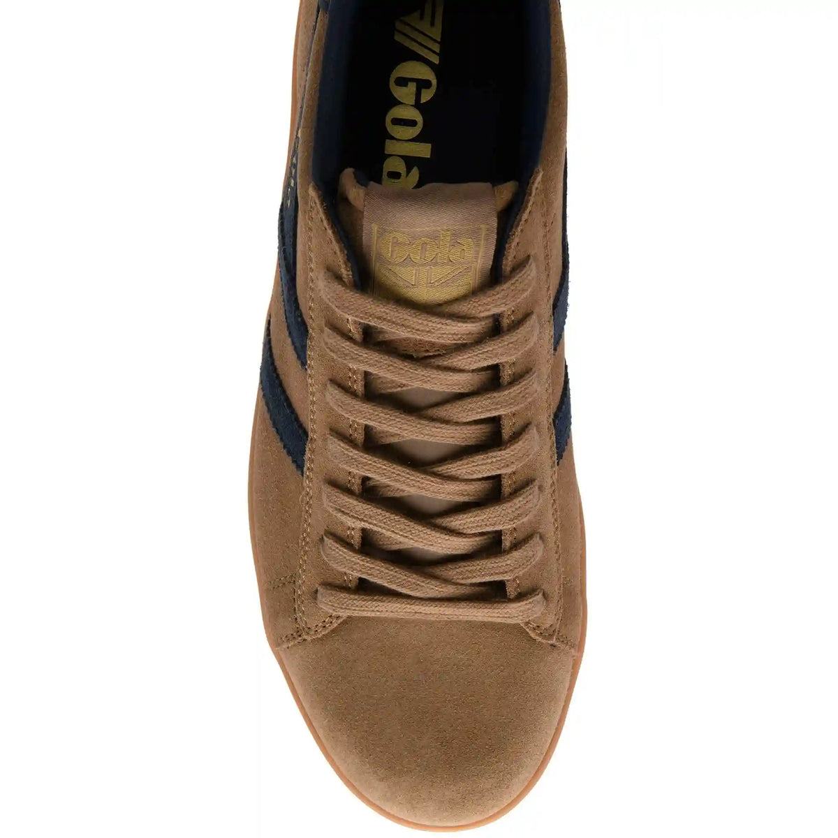 Gola Classics Men's Equipe II Suede Sneakers - Tobacco/Navy