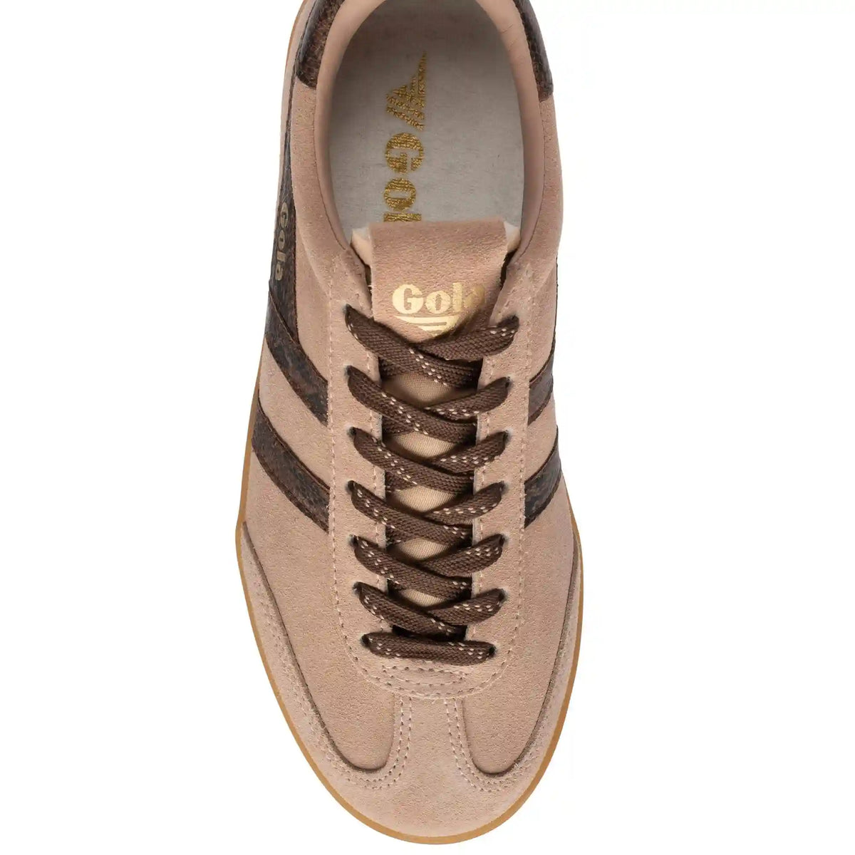 Gola Classics Women's Cyclone Snake Sneakers - Cameo/Root/Gum