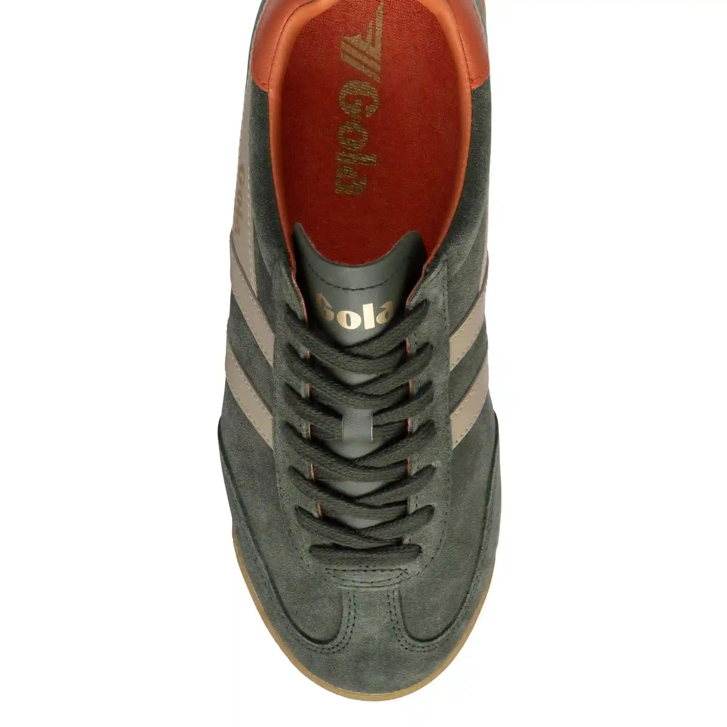 Gola Classics Men's Torpedo Sneakers - Dark Khaki/Bone/Moody Orange
